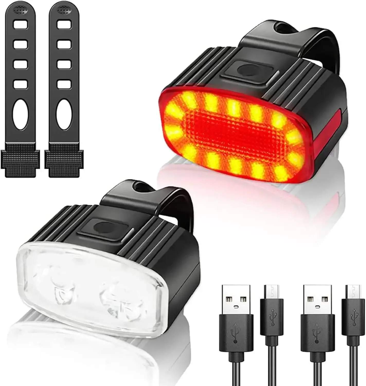 Bike Light Front Rear - Zestaw przednich tylnych świateł rowerowych Rowerowa