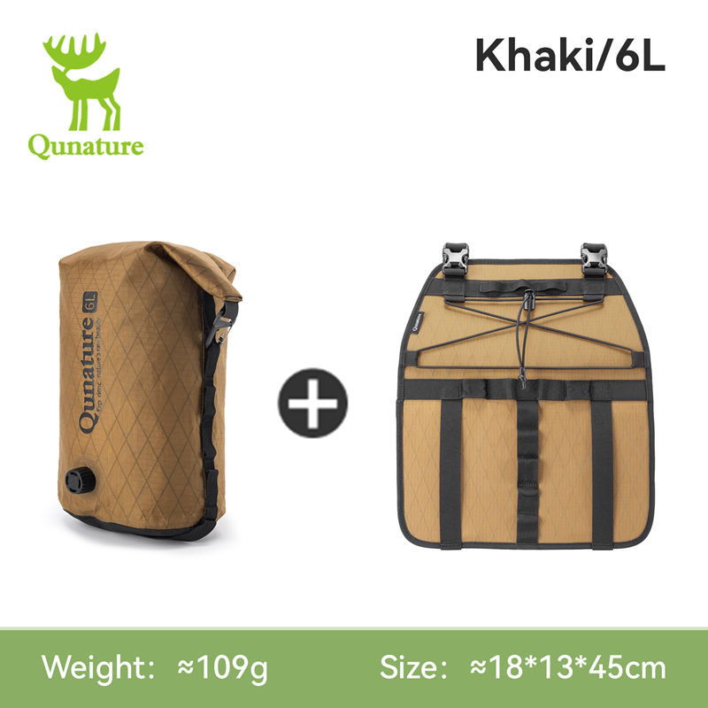 Cycling Commuter Backpack Waterproof - Qunature 6/12L Bikepacking: Lekki podwieszany worek