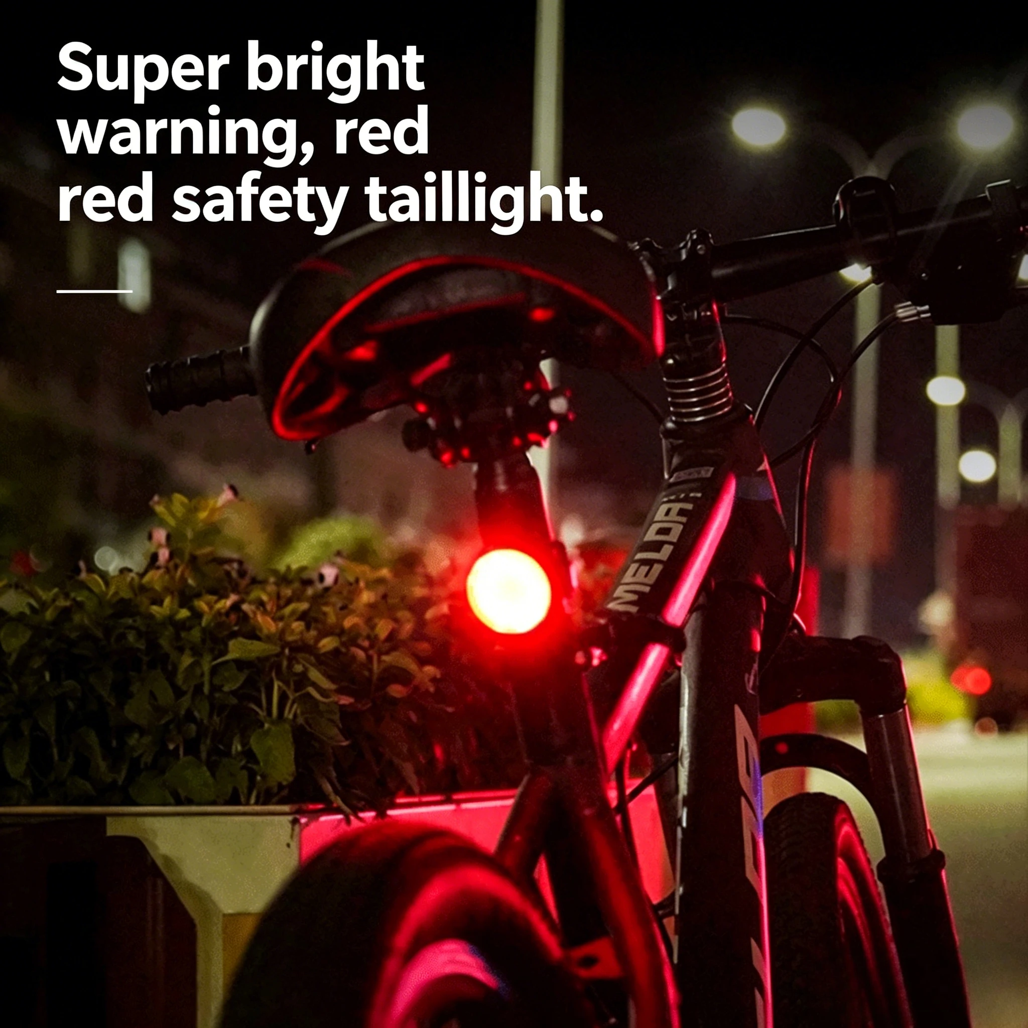 Bike Light Front Rear - Zestaw wodoodpornych, ładowanych przez USB świateł