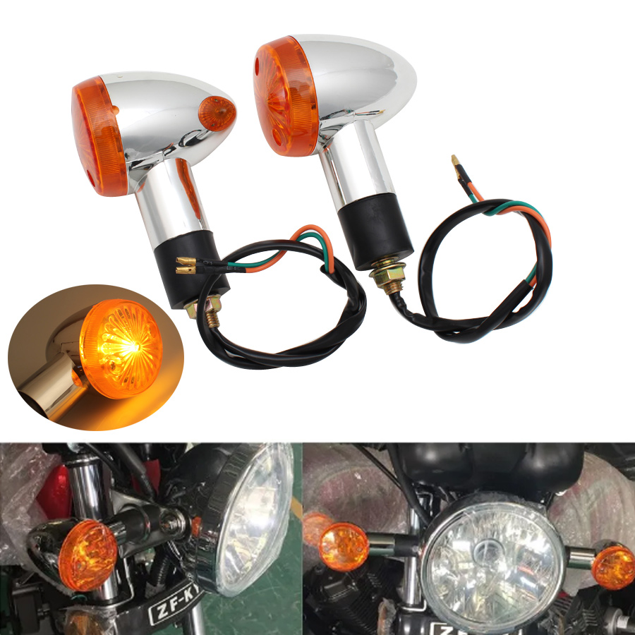 Bike Light Front Rear - Motocykl uniwersalny przód tył 10mm kierunkowskazy