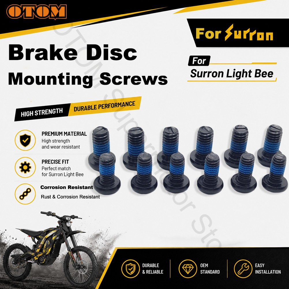 Bike Light Front Rear - Oryginalne śruby mocujące tarcze hamulcowe przód