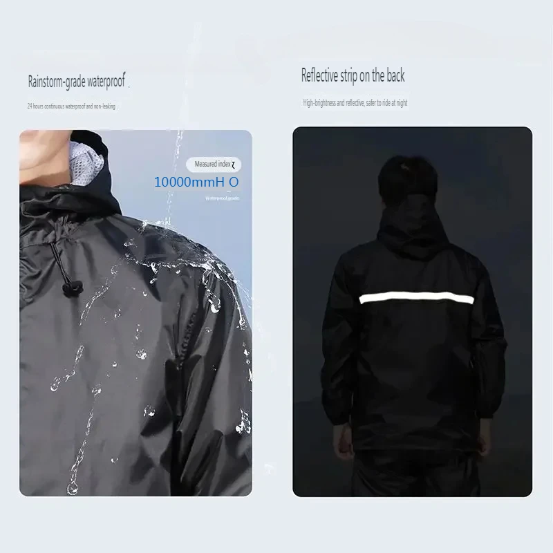 Cienki płaszcz przeciwdeszczow – Cycling Rain Jacket Commute recenzja i cena