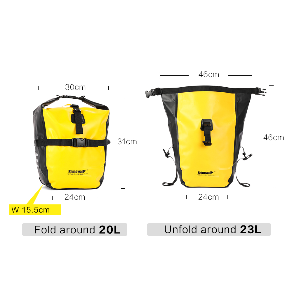 Torba rowerowa Rhinowalk 20L,  – Cycling Commuter Backpack Waterproof recenzja i cena