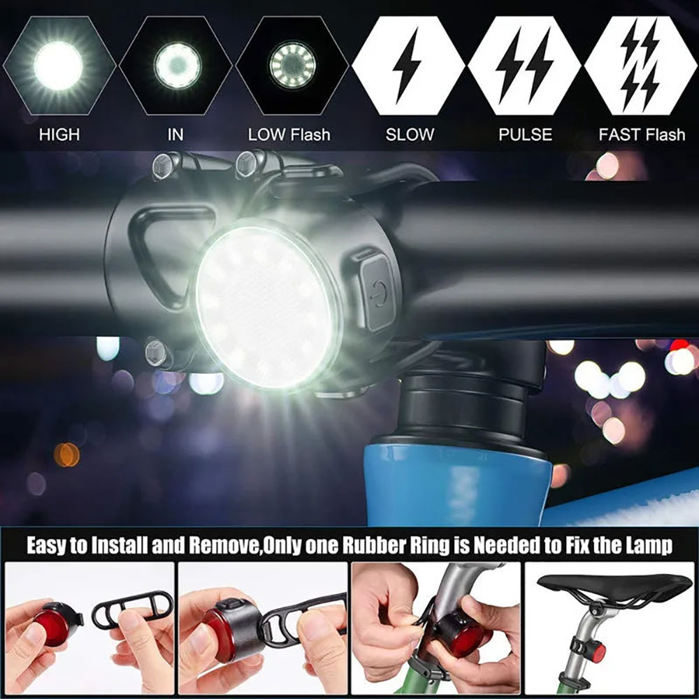 Zestaw wodoodpornych, ładowany – Bike Light Front Rear recenzja i cena