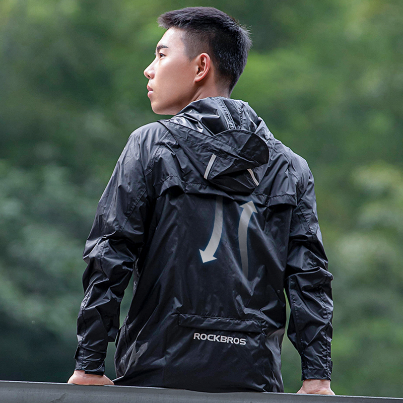 ROCKBROS wodoodporny rowerowy  – Cycling Rain Jacket Commute recenzja i cena